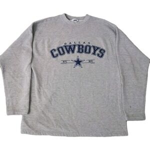 Vintage NFL Dallas Cowboys Sweatshirt Mens Large USA CSA 2001 Graphic